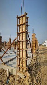 Concrete structure for the initial housing Stock Photos