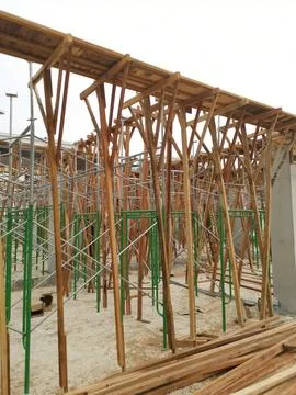Concrete structure for the initial housing Stock Photos