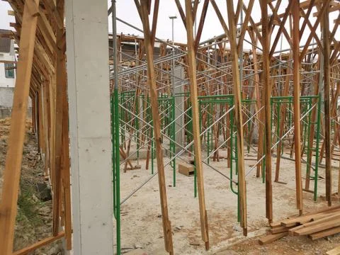 Concrete structure for the initial housing Stock Photos