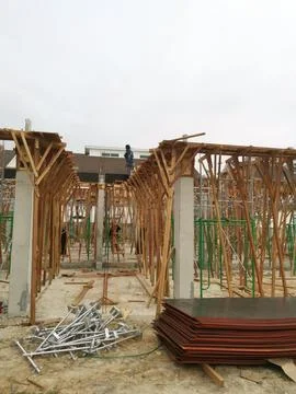 Concrete structure for the initial housing Stock Photos