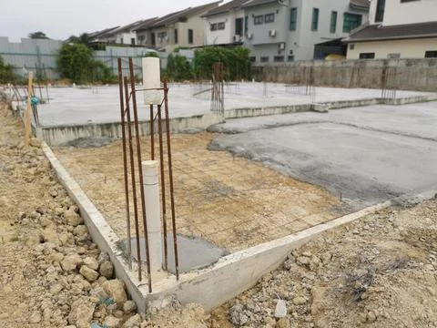 Concrete structure for the initial housing Stock Photos