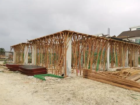 Concrete structure for the initial housing Stock Photos