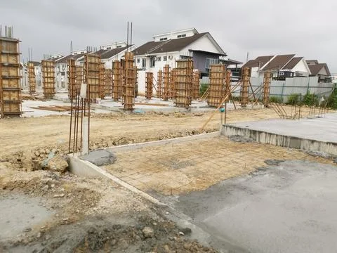 Concrete structure for the initial housing Stock Photos
