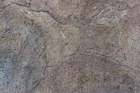 Concrete surface with a crack. Foto stock