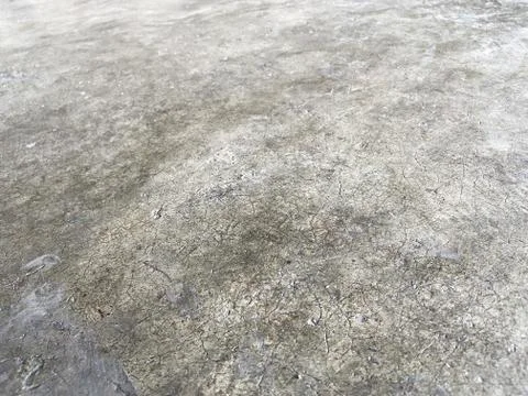 The concrete surface is old. Through use for a long time Stock Photos
