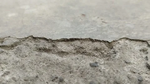 Concrete surfaces are peeling or spalling Stock Footage 313646379