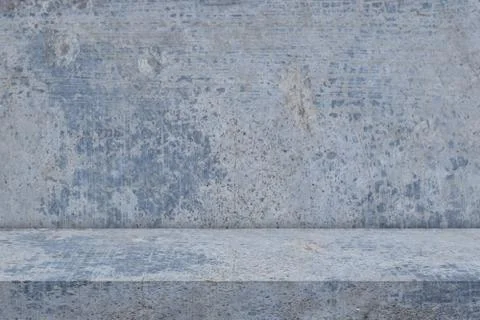 Concrete table perspective studio background. Empty countertop backdrop for b Stock Photos