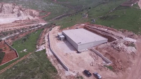 Concrete tank Stock Footage 152467080