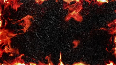 Concrete Texture And Flames Stock Footage 96025084