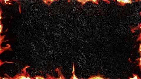 Concrete Texture And Flames Stock Footage 96025460
