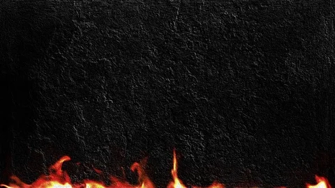 Concrete Texture And Flames Stock-Footage 96025827
