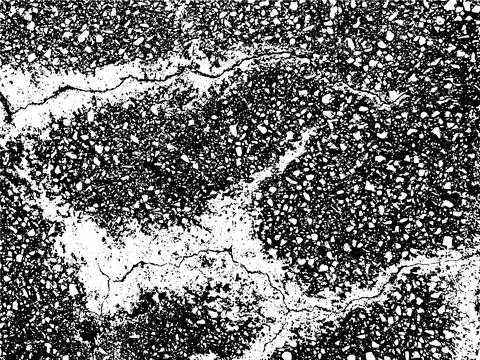 Concrete texture. Cement overlay black and white texture. Stock Illustration