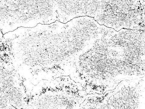 Concrete texture. Cement overlay black and white texture. Stock Illustration