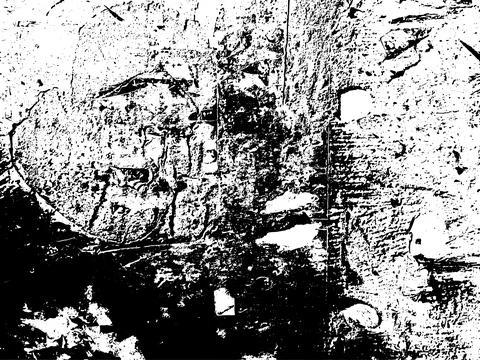 Concrete texture. Cement overlay black and white texture. Stock Illustration