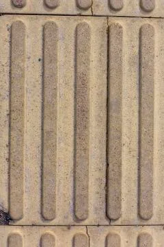 Concrete tile with vertical stripes pattern texture background Stock Photos
