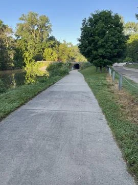 Concrete trail Stock Photos