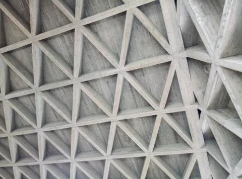 Concrete triangular structure 写真素材