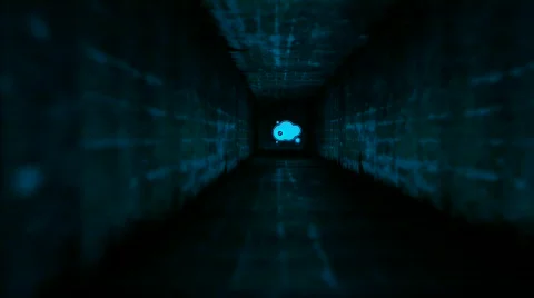 Concrete tunnel Stock Footage 717280