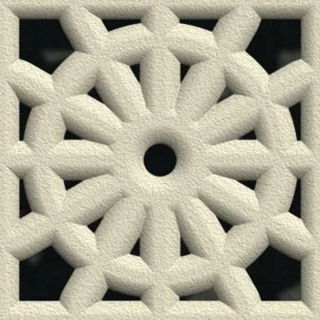Concrete vent Stock Illustration