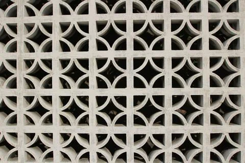 A Concrete vent. Seamless pattern., brick wall texture background. Stock Photos