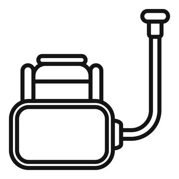 Concrete vibrator machine for construction works Illustration