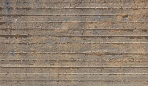 Concrete wall background texture. Fair faced exposed concrete, building const Foto stock