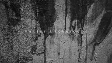Concrete wall background vector illustration. background scratch texture. Illustrazione stock