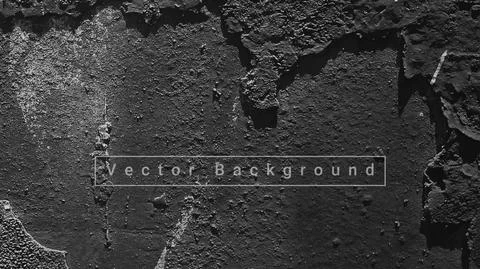 Concrete wall background vector illustration. background scratch texture. Stock Illustration
