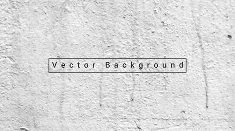 Concrete wall background vector illustration. Background white cement plaster Stock Illustration