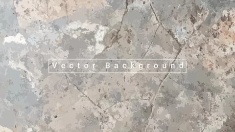 Concrete wall background vector illustration. Background cement texture. Stock Illustration