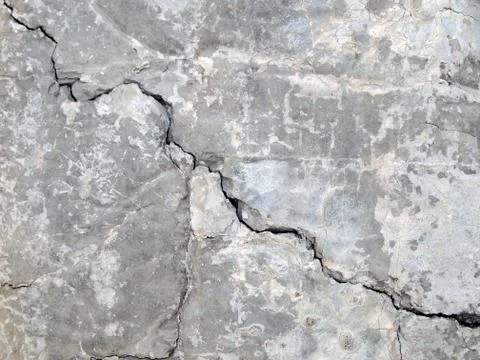 Concrete wall cracks Stock Photos
