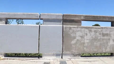 Concrete wall Video stock 152623366