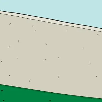 Concrete wall Stock Illustration