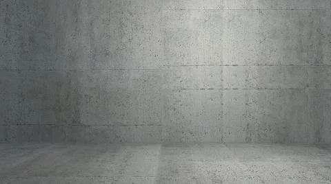 Concrete Wall Pattern - Grunge Textured Background Stock Illustration