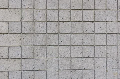 Concrete wall with square detail pattern 写真素材