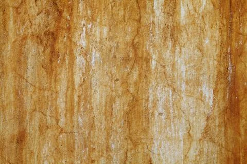 Concrete wall texture with rusty drips. Stock Photos