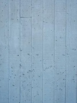 Concrete Wall with Vertical Wood Patterns 写真素材