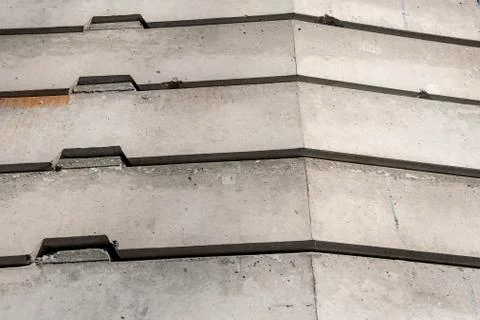 Concrete weights on a crane Stock Photos