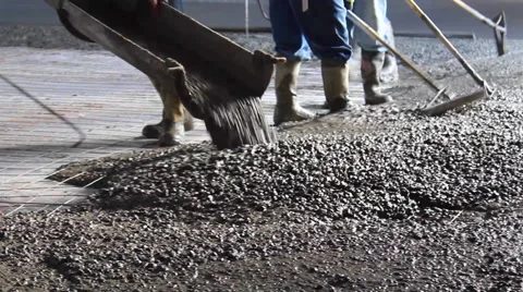 CONCRETE WORK 1 Video stock 46589219
