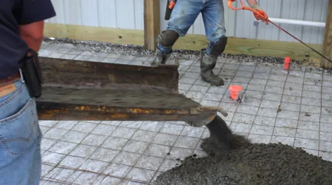 CONCRETE WORK 2 Video stock 46589526