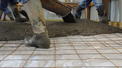 CONCRETE WORK 3 Video stock 46589030