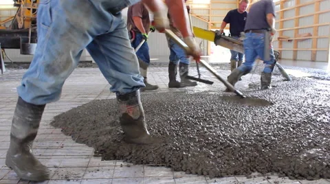 CONCRETE WORK 5 Video stock 46589031