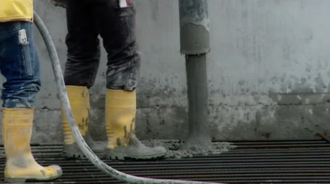 Concreting 01 動画素材 32814557