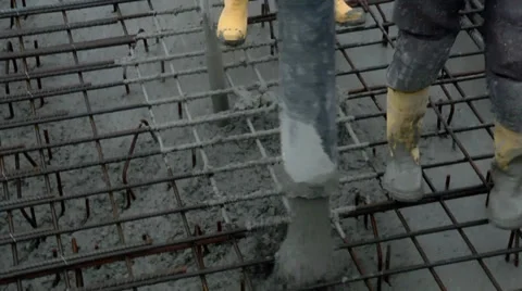 Concreting 03 動画素材 32814600