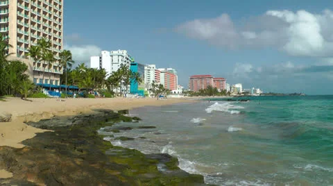 Condado Beach Stock-Footage 24480077