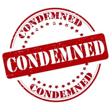Condemned Stock Illustration