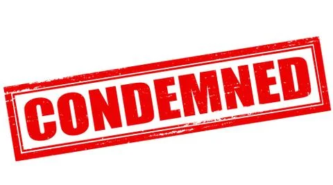 Condemned Stock Illustration