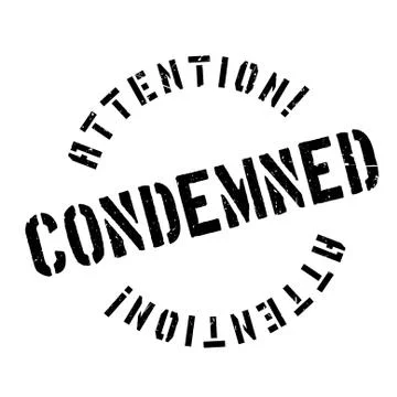 Condemned rubber stamp Stock Illustration