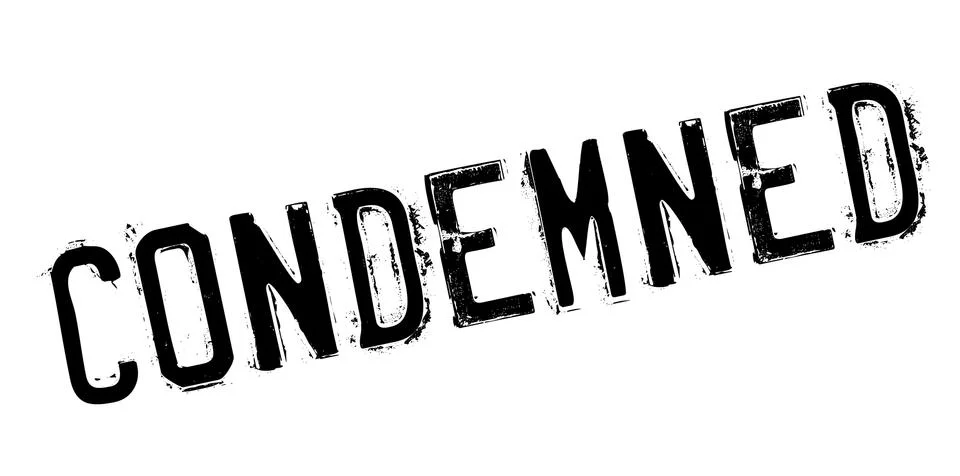 Condemned rubber stamp Stock Illustration