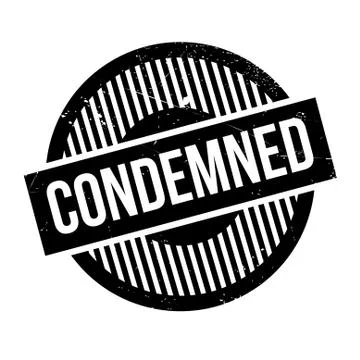 Condemned rubber stamp Stock Illustration
